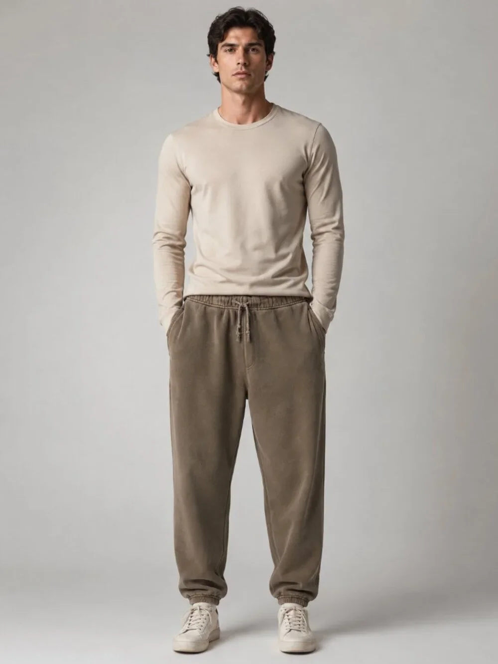 Elwood Flawed NWT Vintage Brown Organic Cotton Sweatpants Size M